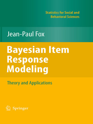 cover image of Bayesian Item Response Modeling